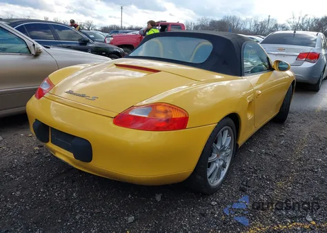 2002 Porsche Boxster S from USA, damaged, VIN WP0CB29872U660334